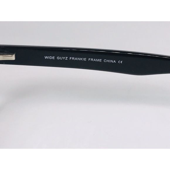 New Wide Guyz Black FRANKIE Eyeglasses 58mm for The Stylish Large Man - Picture 10 of 12